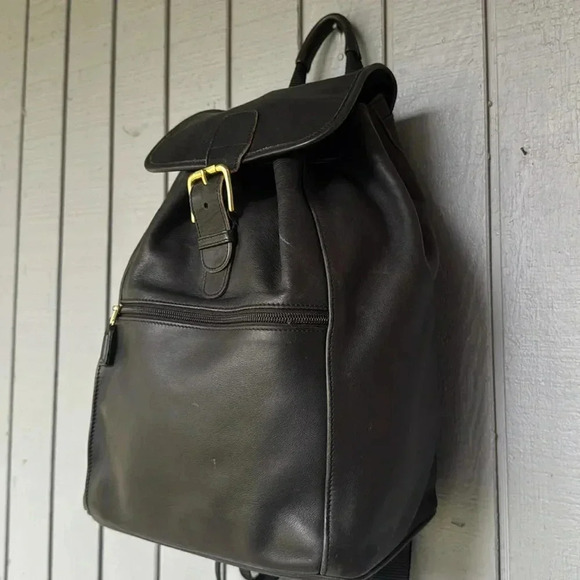 Coach Black Backpack Bag “Rare” - Picture 3 of 10